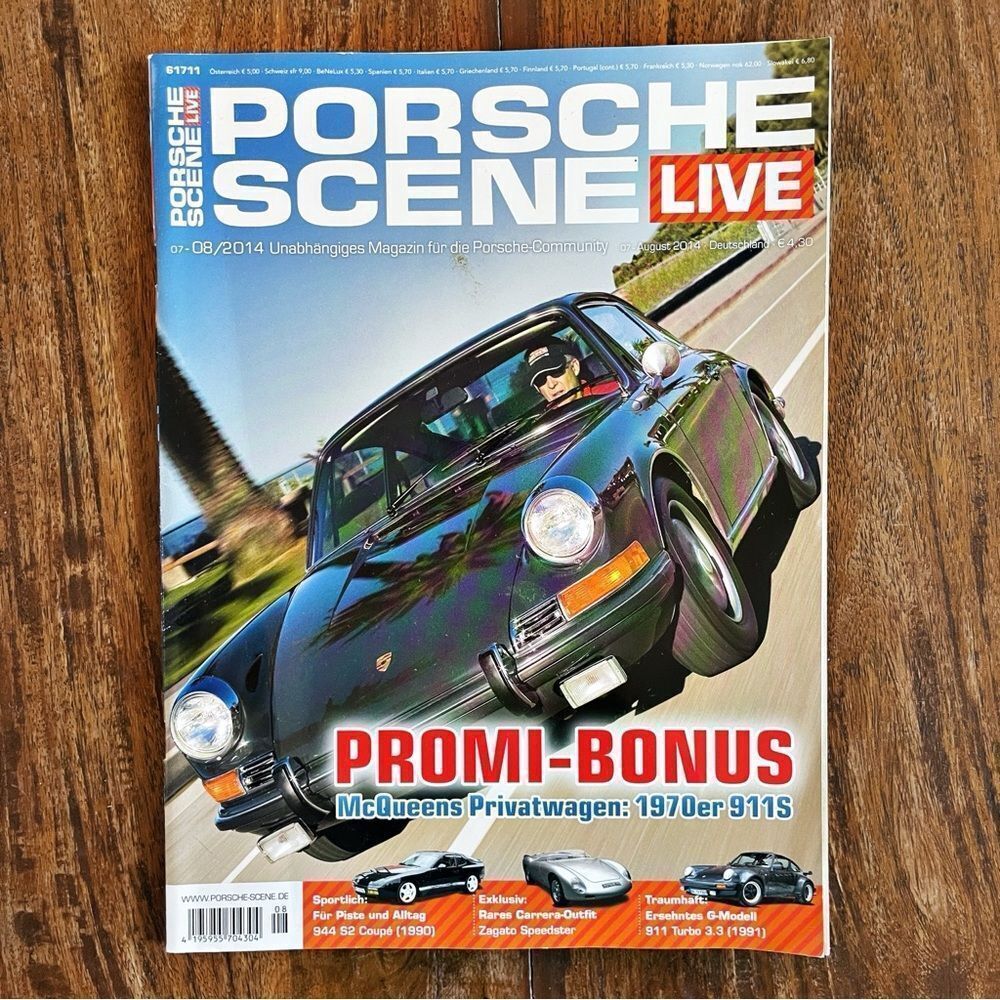 Porsche Scene Live Magazine Issue July/August 2014 GERMAN
